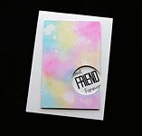 Best Friend Forever - Handcrafted (blank) Card - dr19-0024